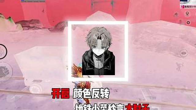 开启颜色反转地铁小菜秒变大肘子