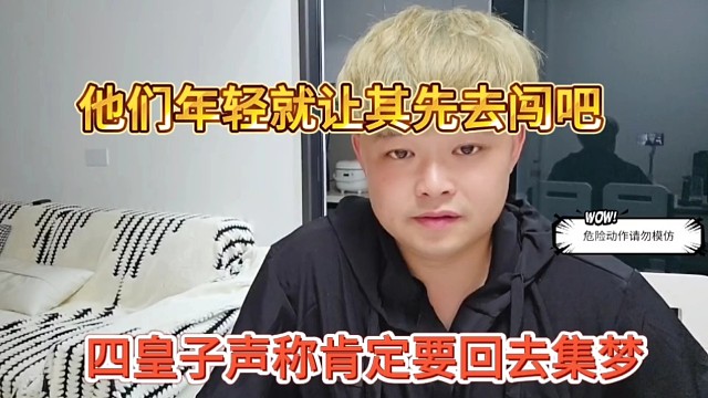 四皇子声称要回去集梦的