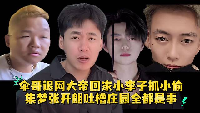 伞哥退网大帝回家小李子抓小偷集梦张开朗吐槽庄园全都是事