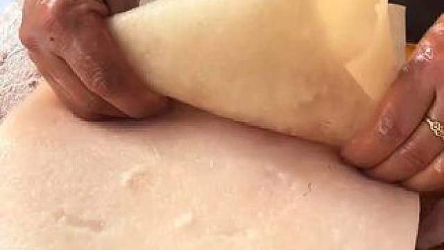 还能这样去除猪皮，长见识了 还能这样去除猪皮，长见识了
