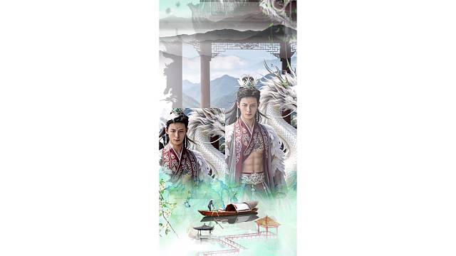 国风少年与白龙，共赴江湖