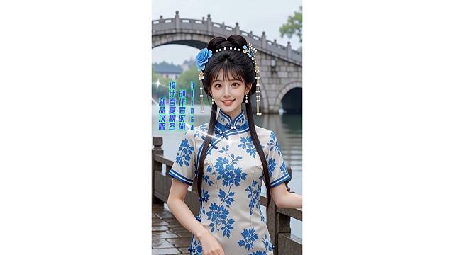 时尚汉服设计穿搭