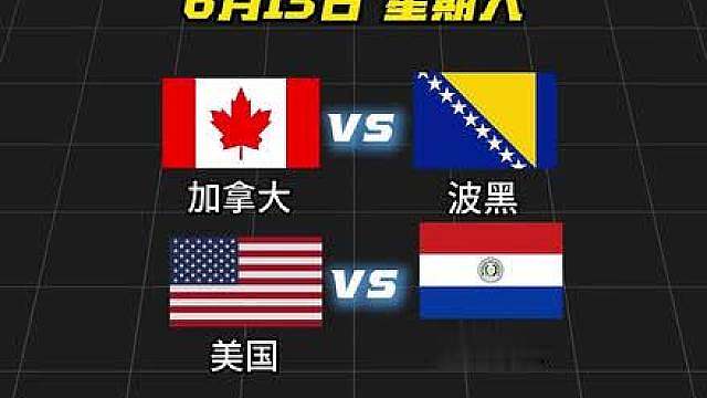 第三期，加拿大vs波黑，美国vs巴拉圭知识科普