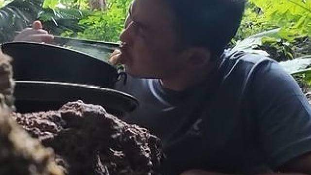 丛林生存第八集： 鸡纵虽好，但是只有几天的时间能采摘到，继续编制鱼篓抓更多的鱼，