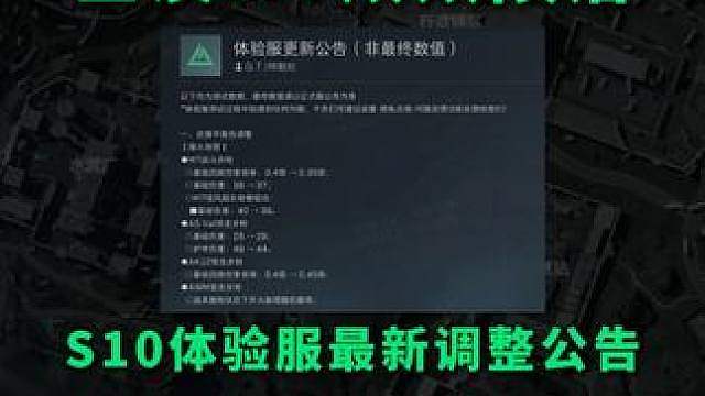 巨浪M7双双陨落！回响终于被削！S10体验服最新调整公告！