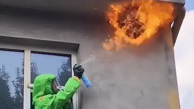 火烧马蜂窝，真刺激！