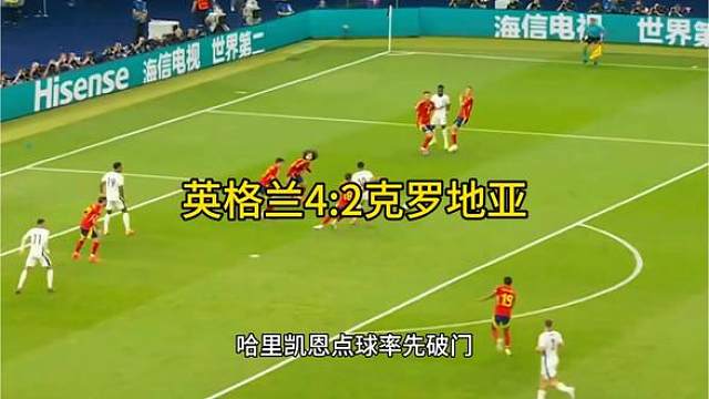 6球大战全程高能！英格兰4-2力克克罗地亚，凯恩点球率！ 北京时间凌晨，美加墨世界杯小组赛L组迎来重磅对决，英格兰对阵克罗地亚。
开场仅12分钟凯恩稳稳罚进点球，帮助球队取得领先，后续凯恩再下一城，贝林厄姆、拉什福德接连得分；克罗地亚没有放弃，巴图里纳、穆萨先后破门缩小分差，但最终无力翻盘。
本场比赛双方不保守，全程进攻拉满，6粒精彩进球轮番上演，英格兰完成复仇，顺利拿下首场胜利，小组出线形势一片