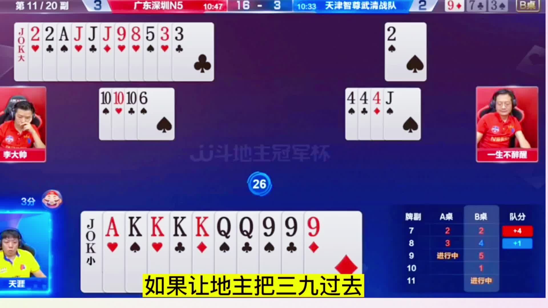 李大帅这个仨10挡的是真硬
