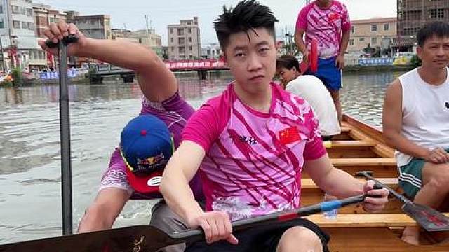 国家队专业运动员上手就是快 - 盐灶拖神二甲林铭钊体验溪头下厝龙船速成班 （黄旭南）下池社教练