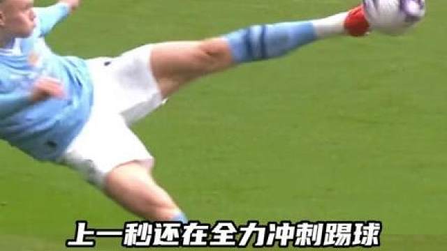 足坛最另类庆祝！哈兰德原地打坐，解锁东方修炼玄学