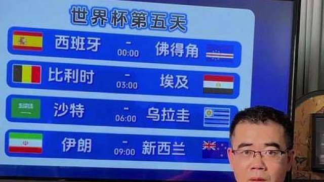 我爱世界杯。