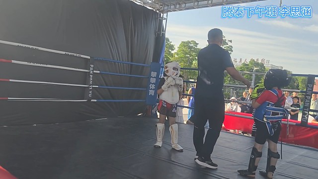 新乡腾泰搏击李思涵的比赛视频来啦