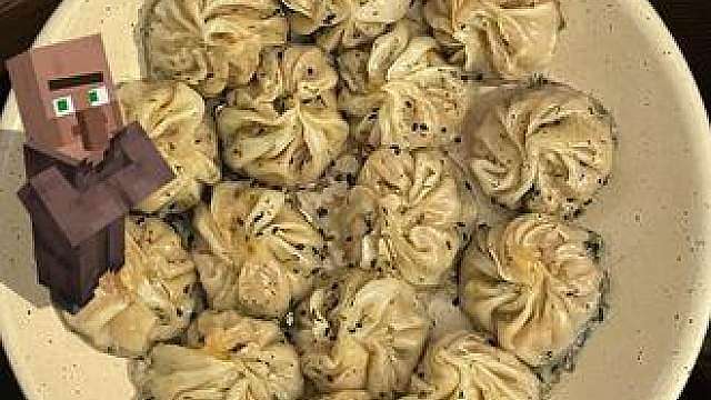 当我用我的世界的方式打开拇指生煎包！！！
