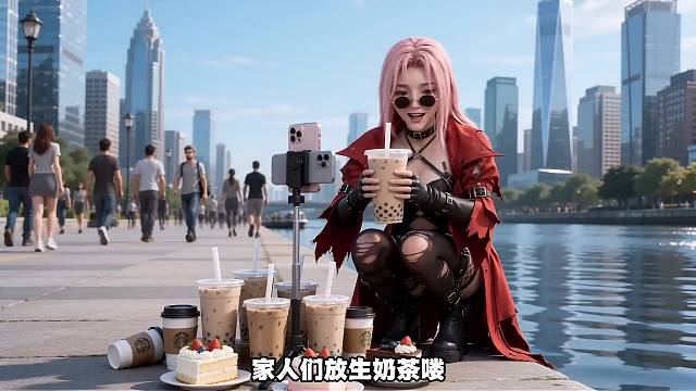 放生奶茶，积攒功德，让小鱼小虾尝尝生活的甜蜜。