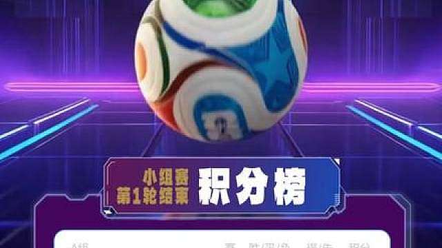 2026年美加墨世界杯小组赛第1轮比赛已全部结束，各小组最新积分榜出炉。
