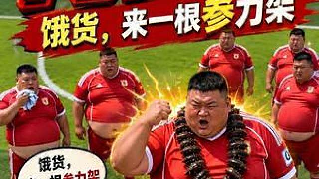 “饿货，来一个”“嗯，有劲了！” 别人上场前补水，海参队上场前补参。