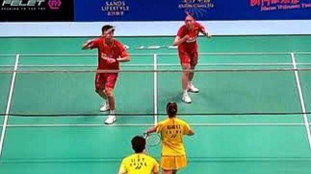 丫邦组合赢下国羽内战，2-0战胜泓欣组合晋级半决赛！