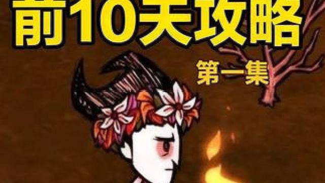 饥荒前10天到底该干嘛？这份“保姆级”开荒指南请收好！