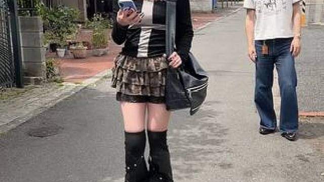 日本街头遇到坏小子