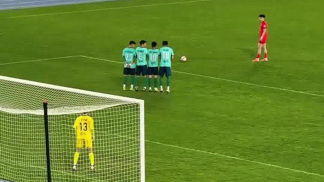 国家队怎么从来没看过定位球这么优秀的球员#足球