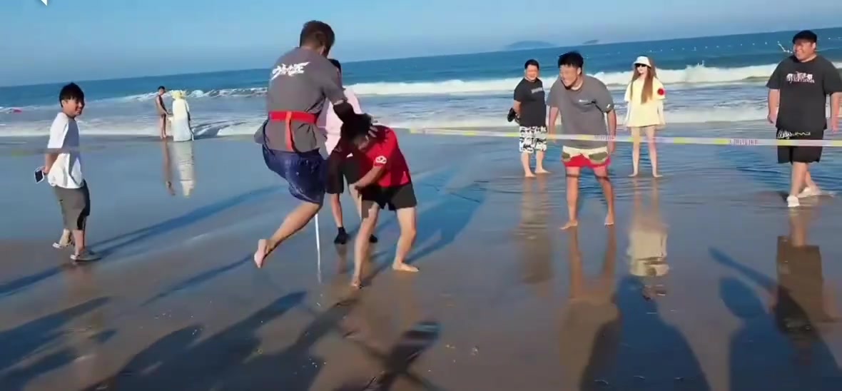 马虎沙滩大战