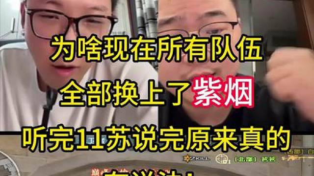 为啥现在所有队伍，全部换上了紫烟，听完11苏说完原来真的有说法！
