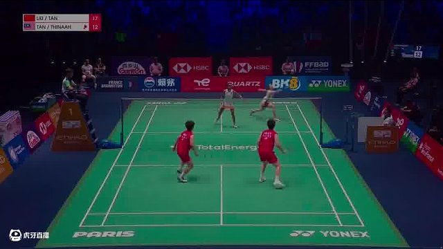 刘圣书/谭宁针对结合部协同进攻 精准落点配合限制对手轮转补位