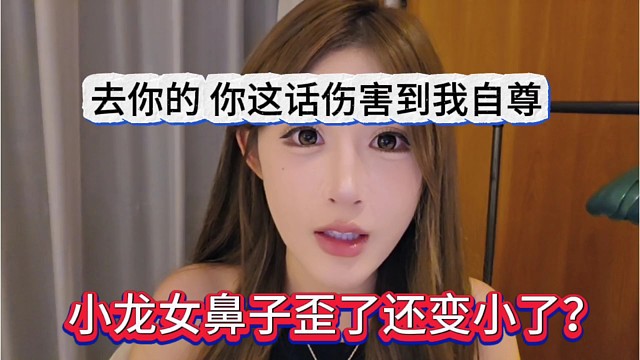 小龙女鼻子歪了还变小了？去你的 你这样话伤害到我自尊