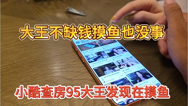 小酷查房95大王在摸鱼，大王不缺钱摸鱼也没事