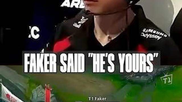 Faker亲自送货上门，沟槽小奶油被推到Oner怀里