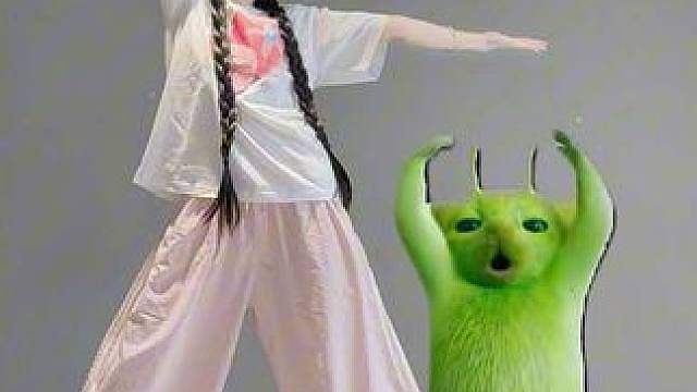 这个舞搭子太可爱了吧活力满满！！！