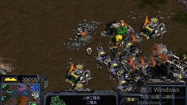 星际争霸7vs1，人族坚持到了最后一刻，尽力了。