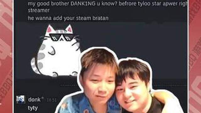 Jee帮dank1ng要donk好友位，发一长串信息给donk，结果惨遭小驴敷衍回复