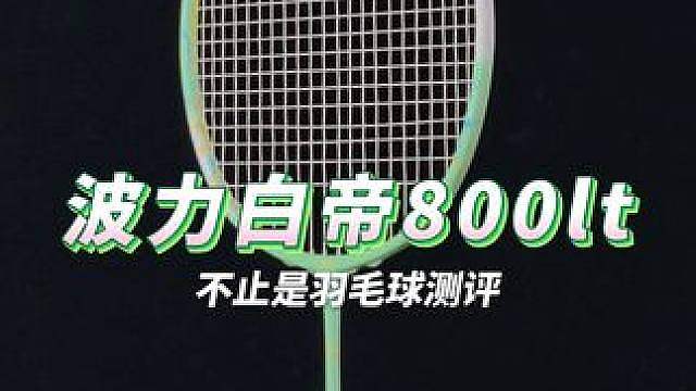 波力国风球拍——白帝 既有速度拍的挥速连贯，又有进攻拍的头重杀力，