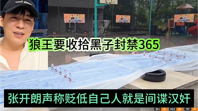张开朗声称贬低自己人是间谍汉奸，狼王要收拾黑子封禁365