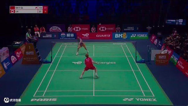 石宇奇接发虚实推挑组合 限制高点起球发起进攻