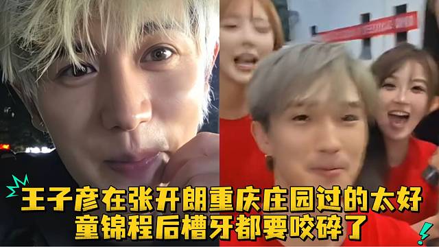 王子彦在张开朗重庆庄园过的太好童锦程后槽牙都要咬碎了