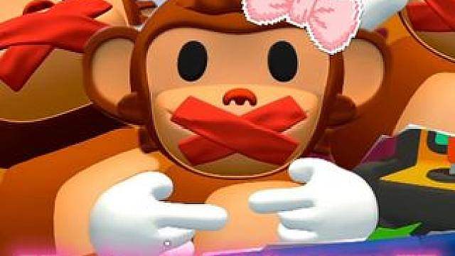 三只猴子在货车上拆除一些炸弹