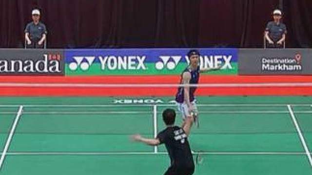 李梓嘉状态回暖，2-0速胜廖倬甫晋级加拿大公开赛八强！
