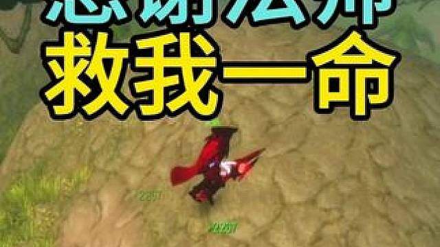 感谢法师救我一命 法师的闪现不要乱用 否则就会很仁义