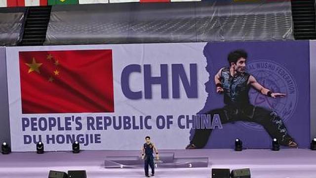 在现场实在是太震撼了
第四届武术套路世界杯
男子南拳第一名中国队杜洪杰