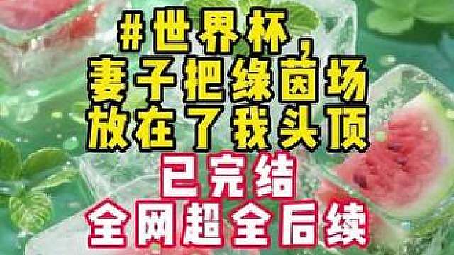 世界杯，妻子把绿茵场放在了我头顶