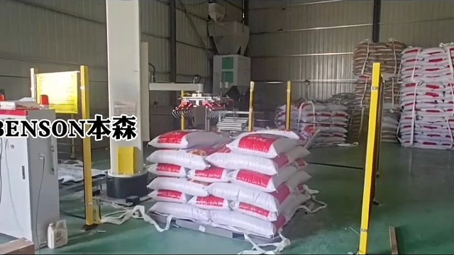 葵花选厂专用25kg立柱码垛机
伺服精准码放
适配瓜子编织袋、软袋不滑包
无需复杂维护，中小粮油厂首
