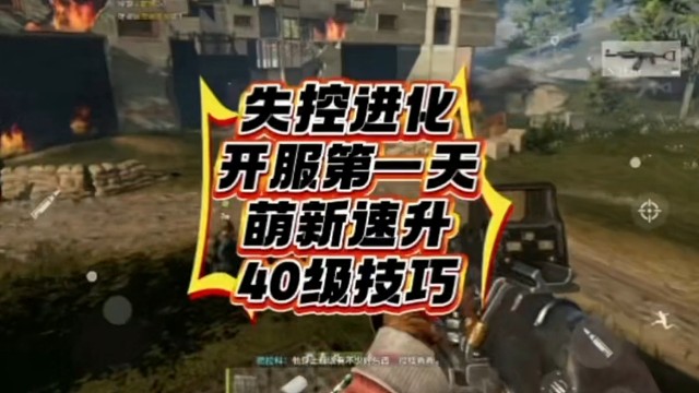 失控进化开服第一天萌新速升40级教程
