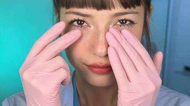 ASMR早晨眼睛清洁