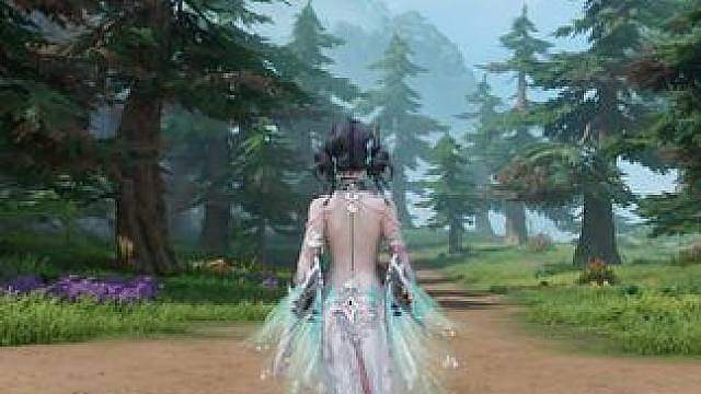 去感受新妆容的美 新妆容冷白皮的离恨烟真是太好看了，这个美背谁懂啊？！！！