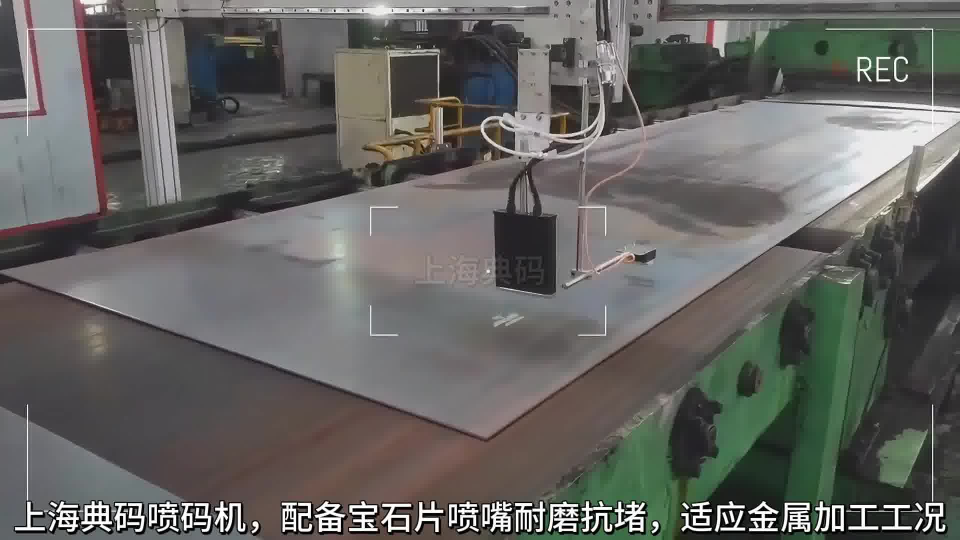 在线式钢板喷码机