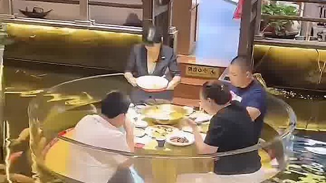 潇洒的主题餐厅，有种当鱼的感觉