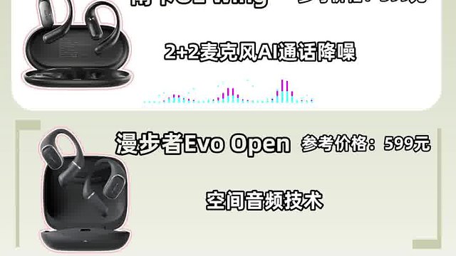 开放式耳机音质好不好？三款耳机在线试听
