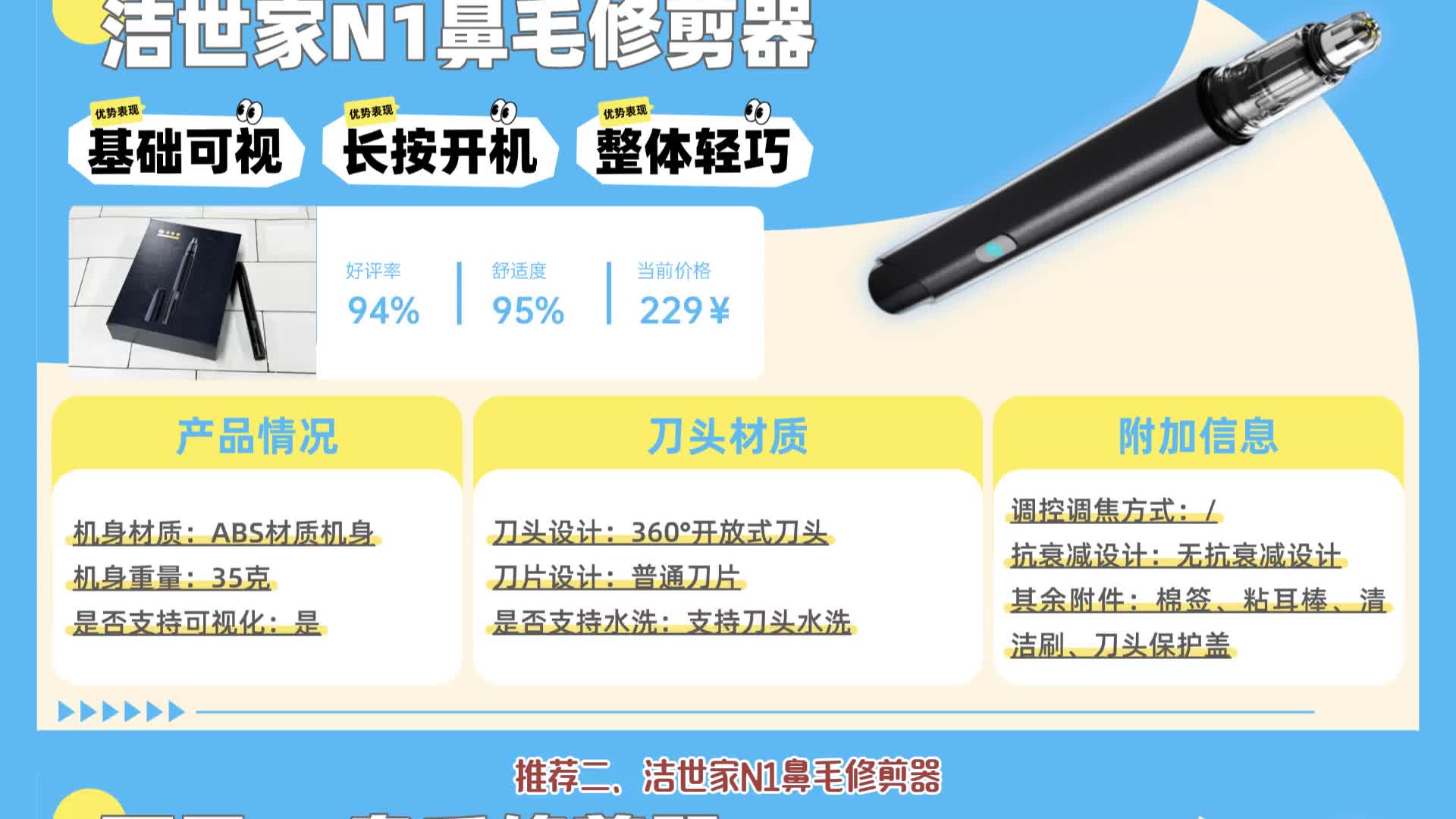 锐评2026热门鼻毛修剪器！鼻毛剪选购指南，多款鼻毛剪实测